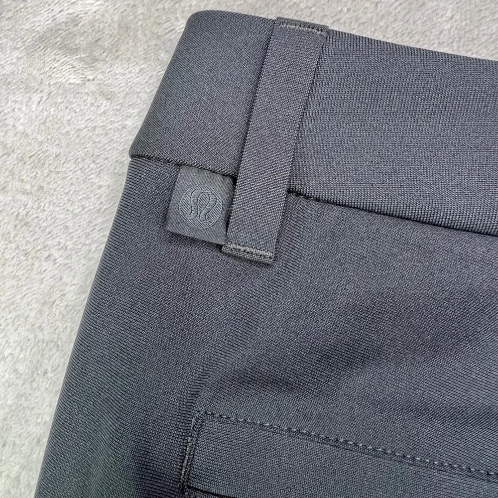 Lululemon Commission Slim-Fit Pants Mens 31 Grey Solid Performance Trousers